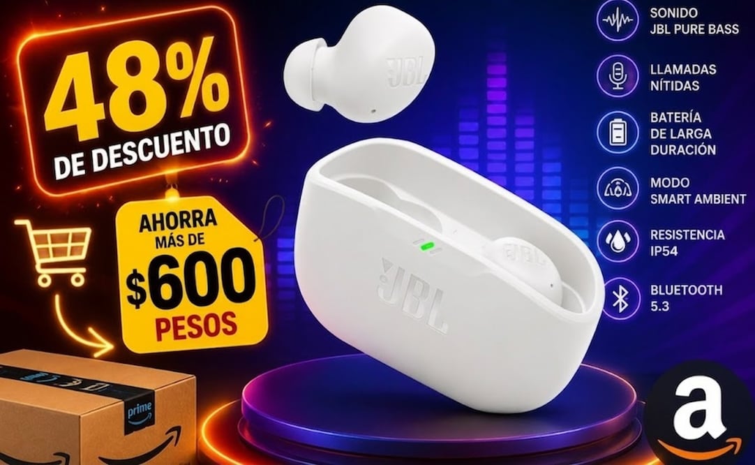Gracias a su diseño inalámbrico, estos audífonos son una excelente opción para quienes realizan actividades en movimiento. Foto: IA
