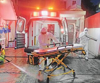 Reportan ocupación hospitalaria de 90% en la CDMX