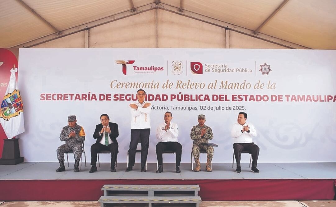 El gobernador Américo Villarreal destacó que este cambio es muestra de que su administración está comprometida con fortalecer la seguridad. Foto Especial