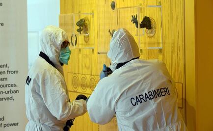 Roban en Pompeya pieza del siglo VI antes de Cristo