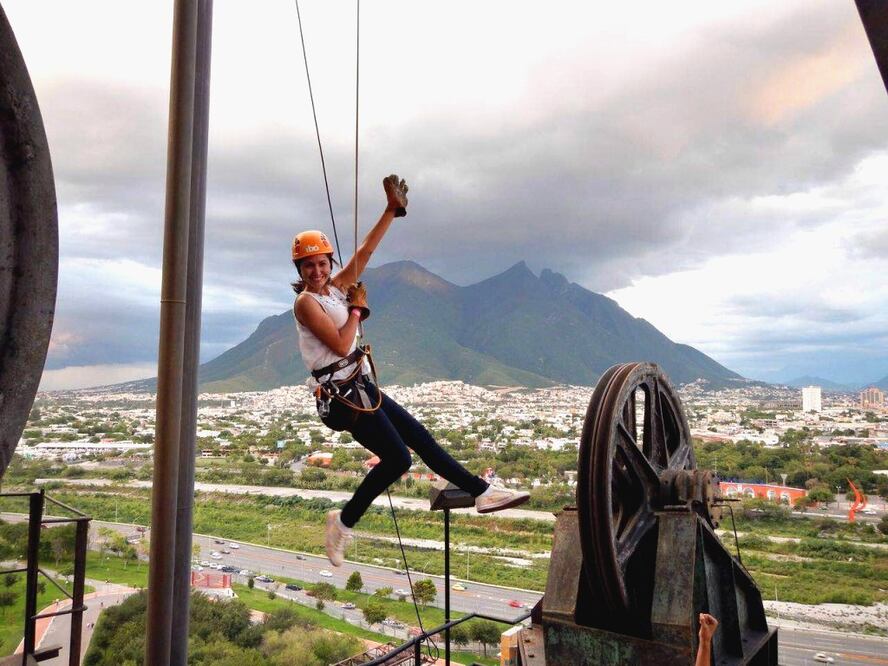 Desciende desde la parte más alta del horno a 70 metros de altura. (Foto: Cortesia Ibó)