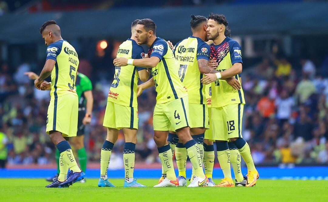 América en el estadio Azteca durante el duelo de ida ante el Pachuca - FOTO: Imago7