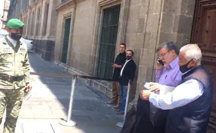 Ministro Arturo Zaldívar sostiene encuentro con Julio Scherer en Palacio Nacional