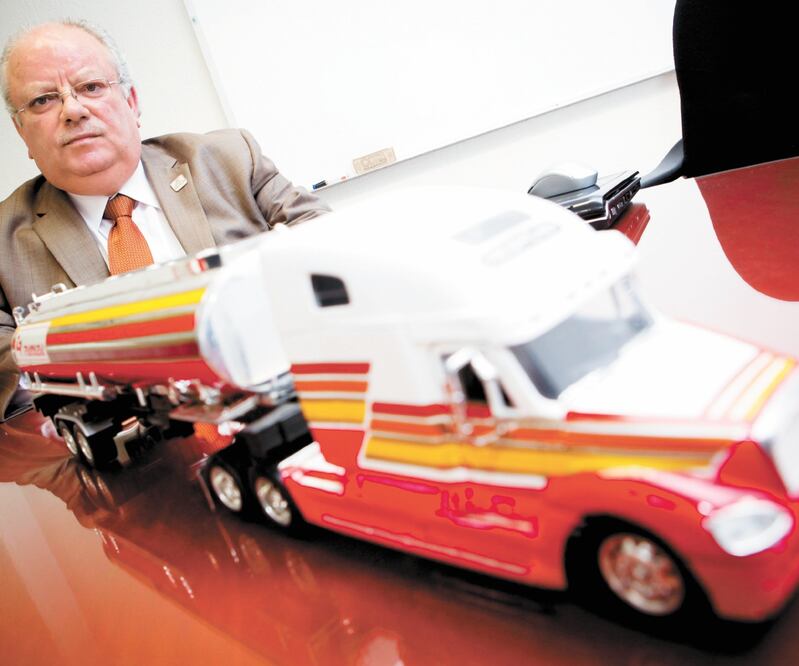 El robo más común es interceptar el camión, llevarse la unidad y soltar al chofer, dice Refugio López. ARCHIVO EL UNIVERSAL