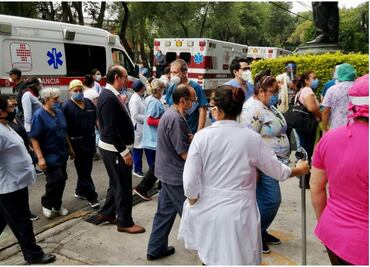 Tras sismo de 7.5, hospitales Covid del Edomex no reportan daños