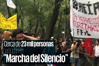 Cerca de 23 mil personas participan en "Marcha del Silencio": Gobierno capitalino