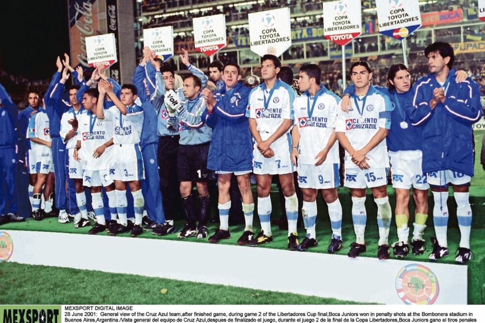 El Cruz Azul fue subcampeón en la Libertadores, en 2001. ( JORGE ALVARADO)