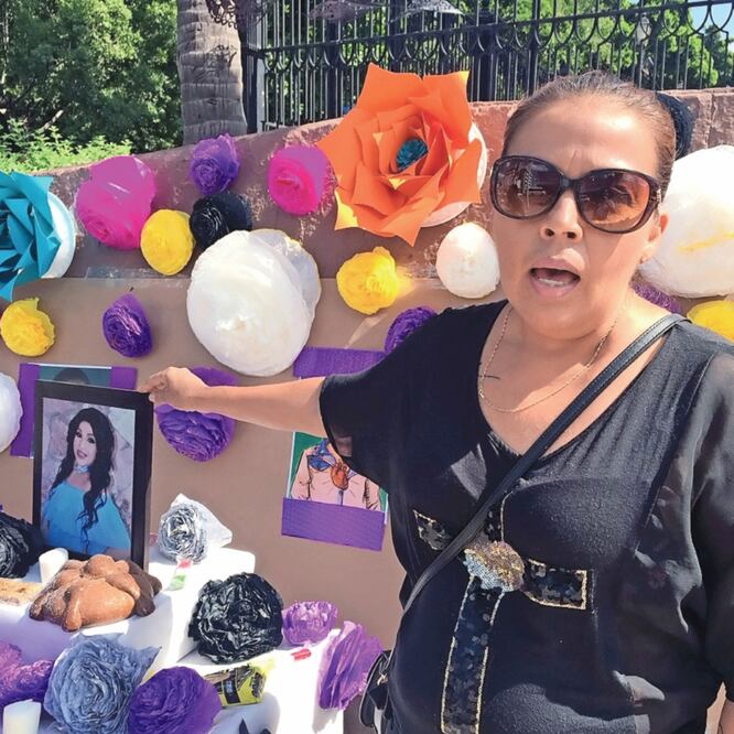 Lucha. Martha Ofelia Quintero Meza no ceja en que se esclarezca y castigue al homicida de Jesús Alán, de 23 años, el segundo de sus tres hijos. Foto: JAVIER CABRERA. EL UNIVERSAL