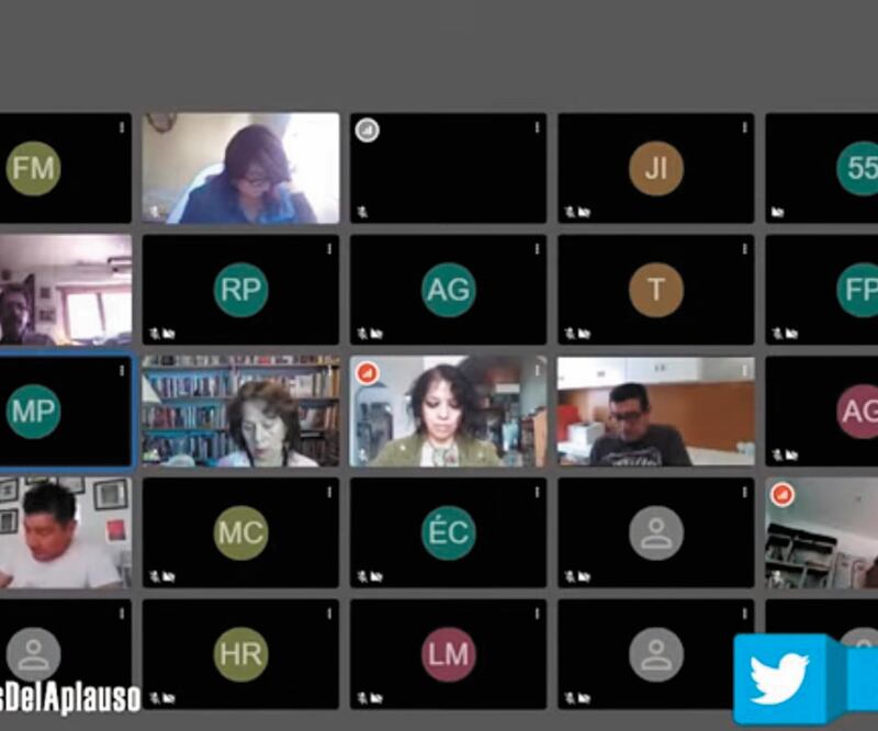 Lucina Jiménez, directora del Instituto Nacional de Bellas Artes, sostuvo ayer una reunión virtual con artistas. ESPECIAL