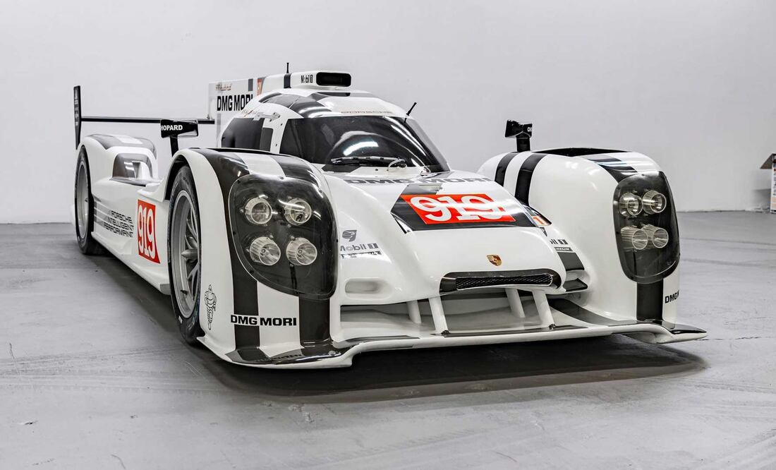 El Porsche 919 Hybrid 2014 de exhibición que está a la venta para coleccionistas