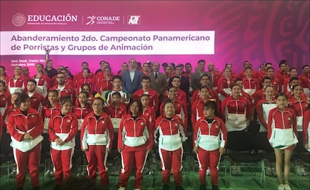 Abanderan a Selección Mexicana de Porristas rumbo a Panamericano 