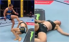 Brutal acción en UFC: peleadora patea a su rival cuando estaba en el suelo