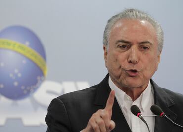 Michel Temer pide suspender investigación por corrupción en su contra
