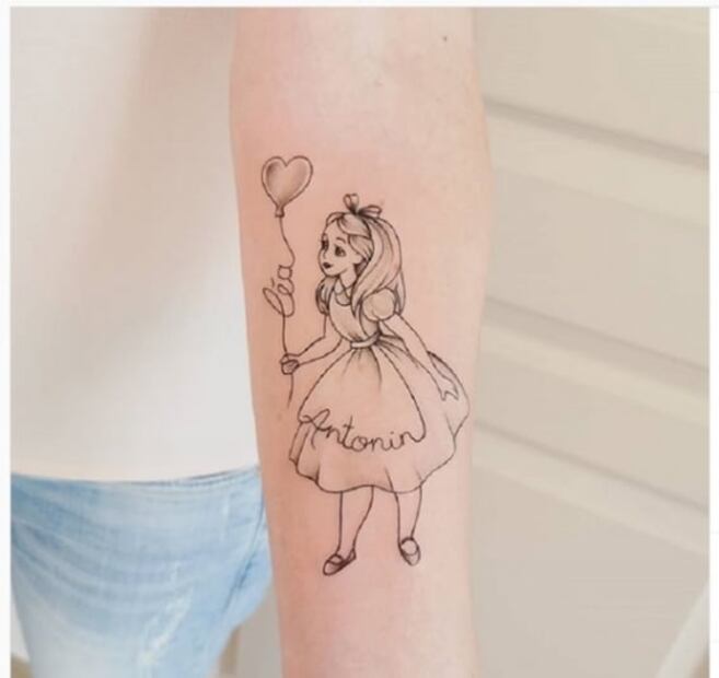 Personajes de Disney, la más tierna propuesta en tattoos
