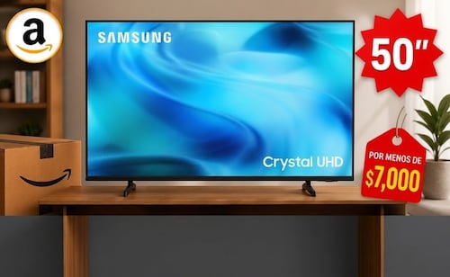 Amazon México remata Samsung Smart TV de 50 pulgadas en menos de 7 mil pesos; así aplican los meses sin intereses