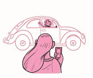 La "vochita feminista", un taxi seguro para mujeres en Oaxaca