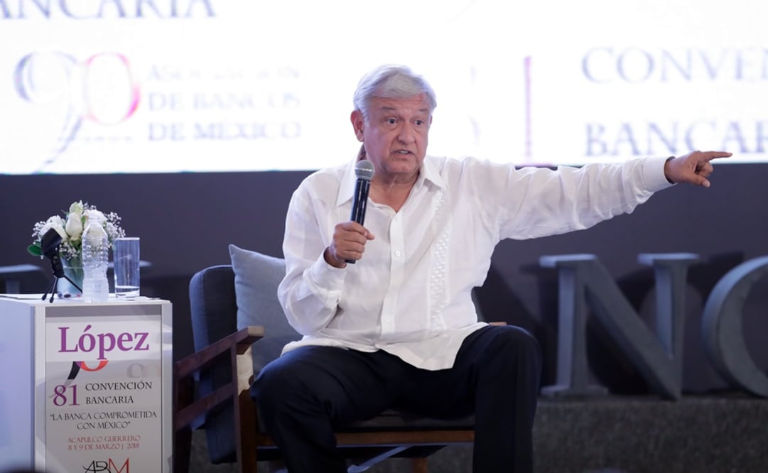 Andrés Manuel López Obrador dijo que le da el beneficio de la duda al presidente Enrique Peña Nieto para que garantice unas elecciones libres. /Iván Stephens - EL UNIVERSAL