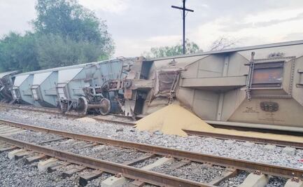 Continúan trabajos de limpieza por descarrilamiento de nueve góndolas en Atitalaquia, Hidalgo; no se reportan personas heridas