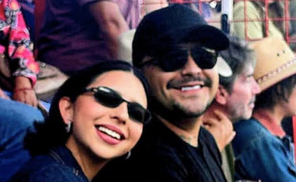 Ángela Aguilar con su esposo Christian Nodal 