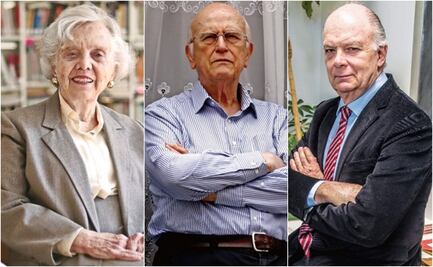 Elena Poniatowska, Roger Bartra, Enrique Krauze, celebrarán sus 90, 80 y 75 años, respectivamente