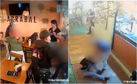 “¡No me voy a ir!”: video capta intento de secuestro de una joven en pizzería de Chimalhuacán