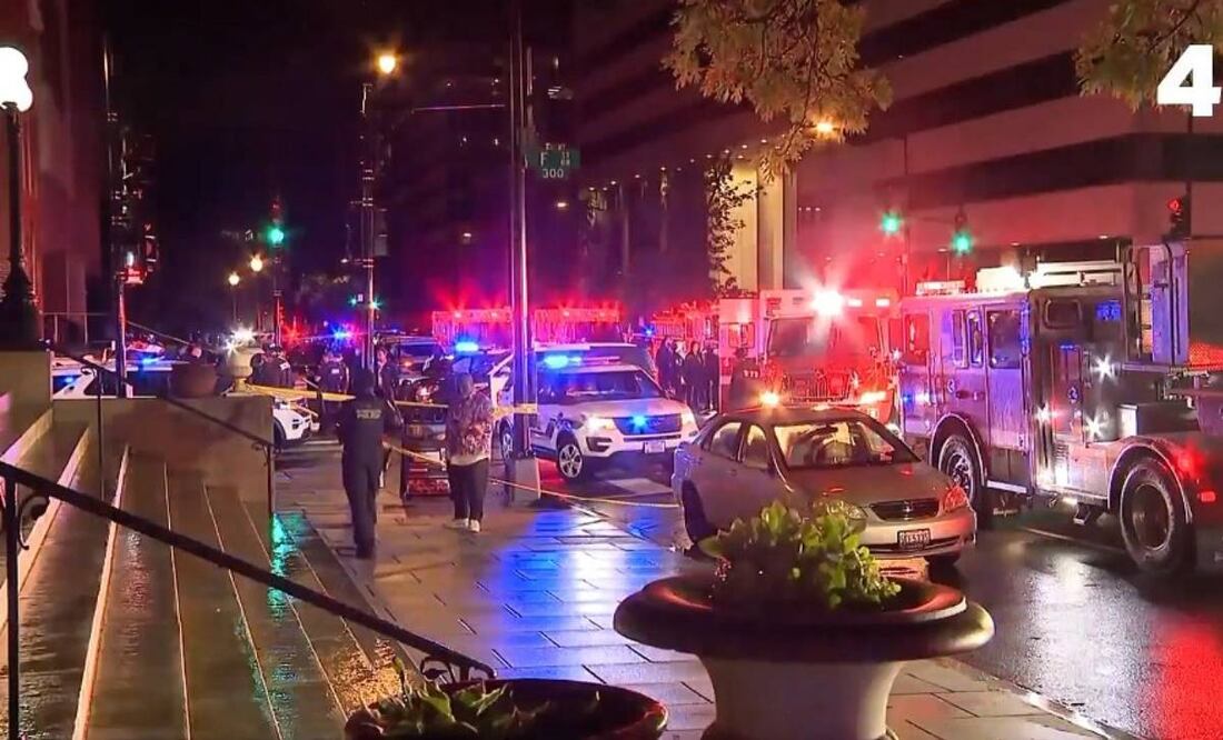 Dos empleados de la Embajada de Israel en Washington, fueron baleados. (21/05/25) Foto: X