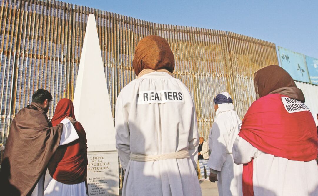 Activos. Dreamers, durante un encuentro en la frontera. El gobierno de Trump decidió en septiembre pasado revocar el DACA. (ARCHIVO. REUTERS)