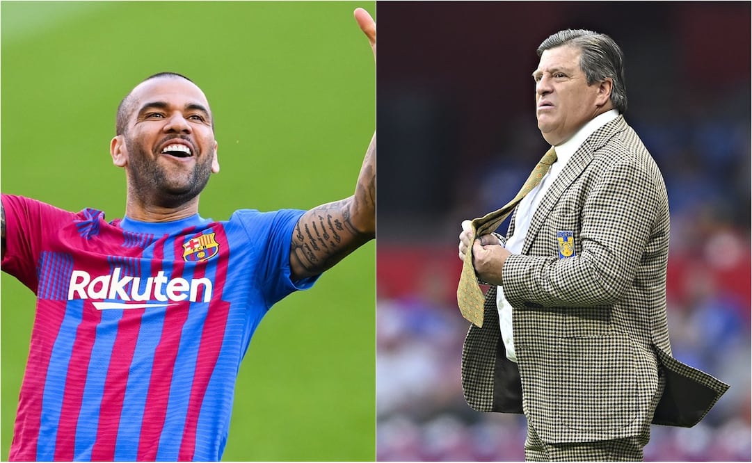 Dani Alves se burla del 'Piojo' Herrera: "Pin... wey" / FOTO: ESPECIAL