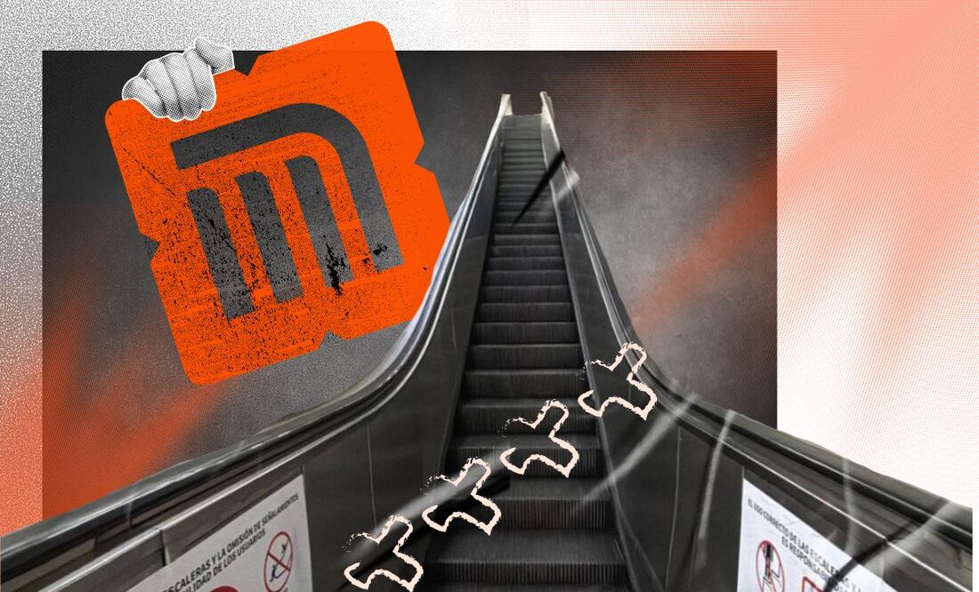 La línea 7 de STC Metro es la que concentra más fallas. | Fotoarte: Angélica Vázquez.