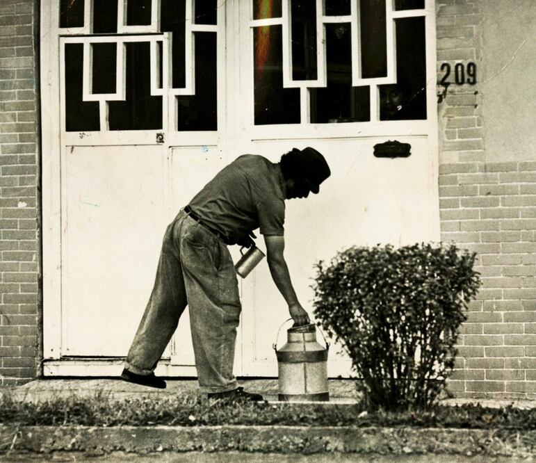 El lechero entraba, literal... hasta la cocina