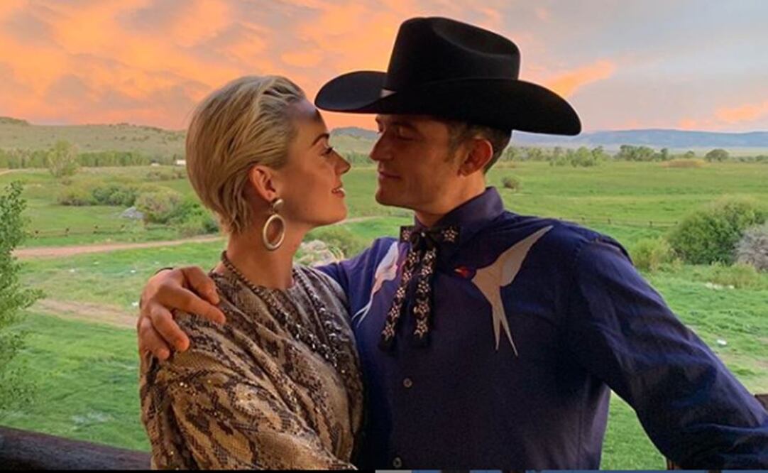 Katy Perry y Orlando Bloom. Foto: Instagram 