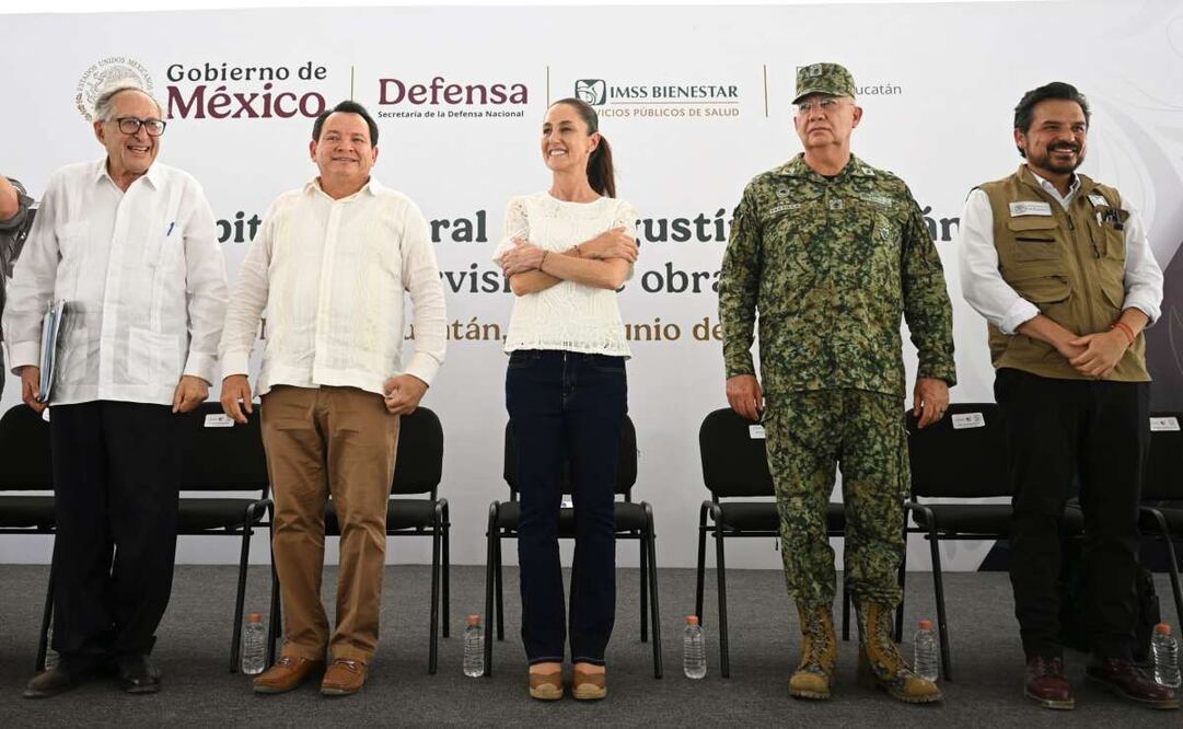Claudia Sheinbaum en Mérida, Yucatán. Foto: Presidencia