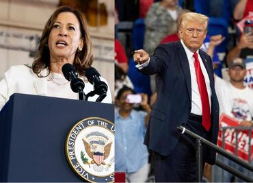Trump asegura que tiene "derecho a ataques personales" contra Kamala Harris