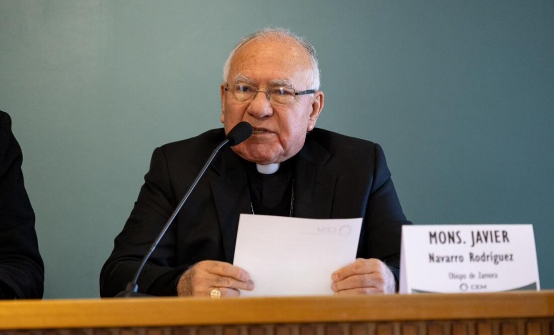 Obispo de Zamora, Michoacán, Javier Navarro Rodríguez (13/11/2025). Foto: Hugo Salvador / EL UNIVERSAL
