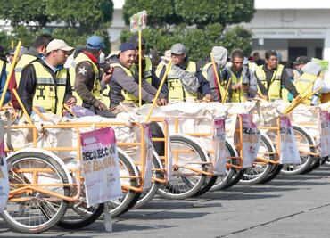 Por falta de diesel, triciclos recogerán basura en Neza