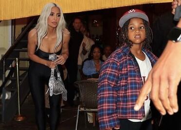Filtran imágenes del video erótico de Kim Kardashian, su hijo Saint las vio 