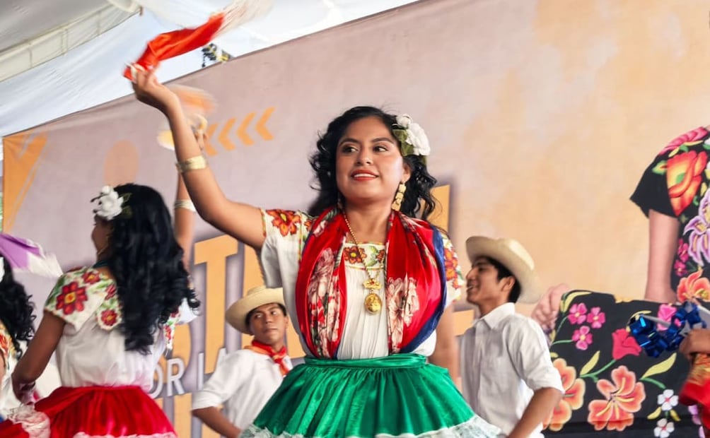 Expresiones culturales oaxaqueñas y de otras entidades. Foto: Cortesía