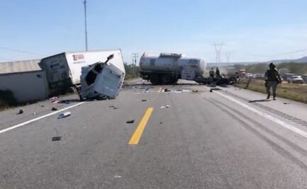 Accidente en carretera Ciudad Victoria-Zaragoza deja cuatro muertos; dos personas más resultan lesionadas