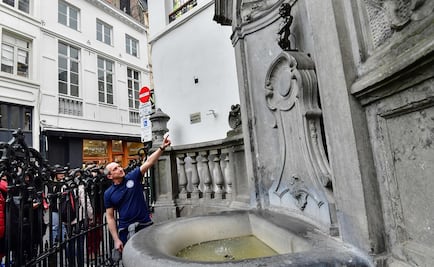 El Manneken Pis, símbolo de Bruselas, deja de malgastar agua
