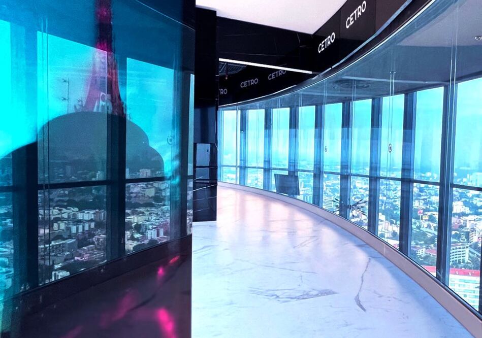 Su mirador es de 360º. Foto: Cetro México