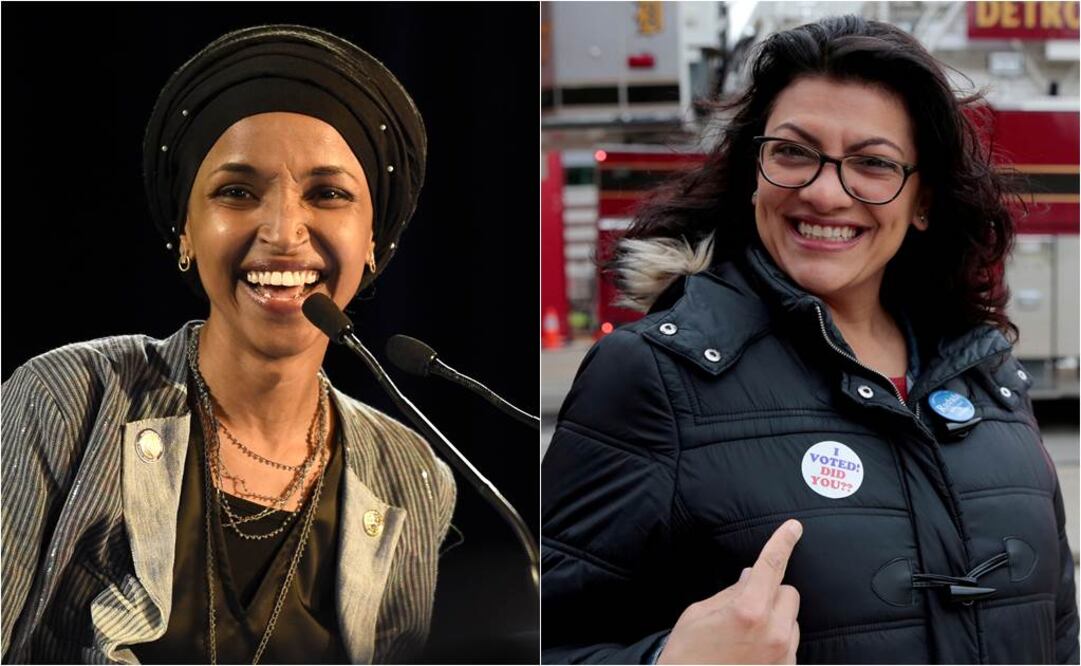 Fotografías: Ilhan Omar y Rashida Tlaib (AP y Reuters)