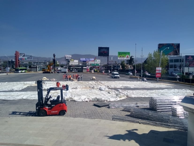 Instalan hospital inflable en Hidalgo para atender a casos de coronavirus