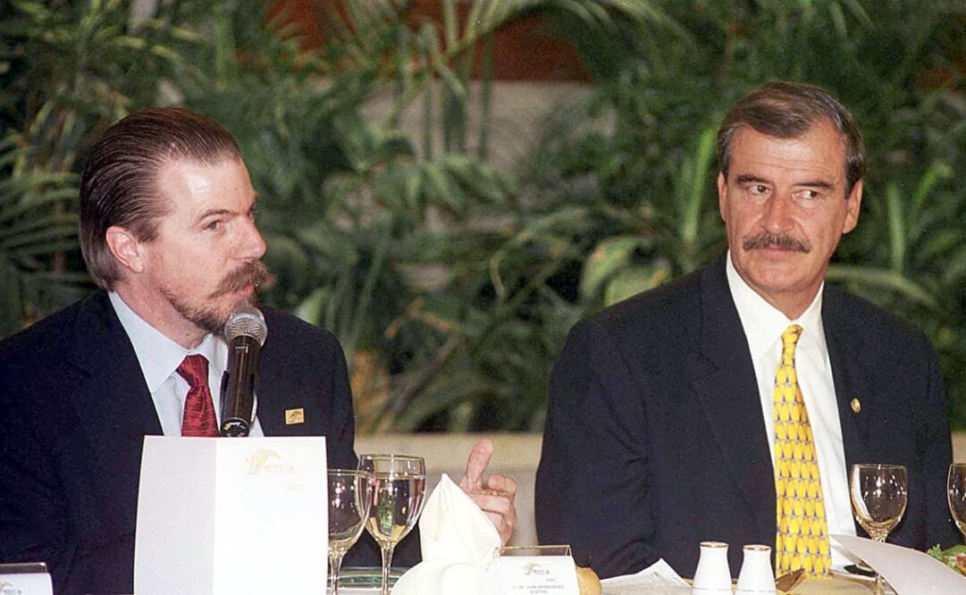 Al inicio dels exenio de Vicente Fox, Hernández encabezó proyectos de vinculación con agrupaciones de migrantes en EU. /Archivo - EL UNIVERSAL