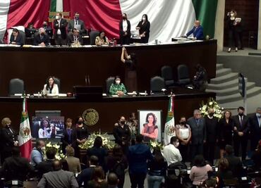 Hacen homenaje en San Lázaro a diputada Celeste Sánchez, encontrada muerta en Durango