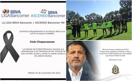 Liga Mx se une al luto del club Chapecoense