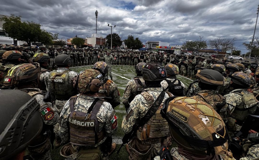 Arriban 300 nuevos elementos del Ejército a Culiacán. Foto: cortesía