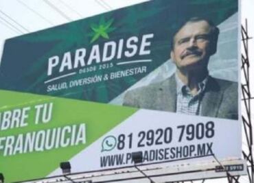 “Salud, diversión y bienestar”: Paradise; esta es la tienda que Vicente Fox promocionaba y Cofepris suspendió por venta ilegal