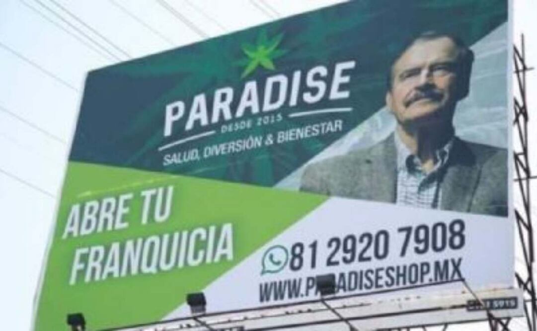 Promocional de Vicente Fox en Monterrey. Foto: Especial