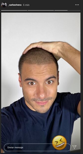 Carlos Rivera sorprende a sus fans con nuevo look en la cuarentena