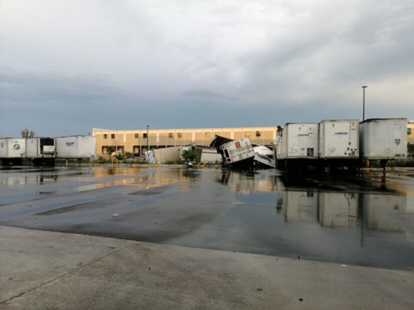 Así quedó Nuevo León tras el paso del tornado donde murieron dos personas